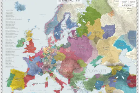 Map: 12 Tribes of Israel Map