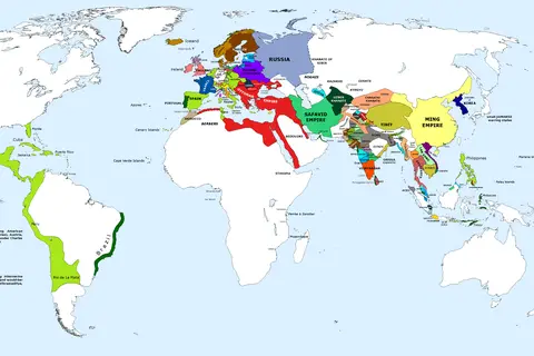 Map: 155556 Ce World Map