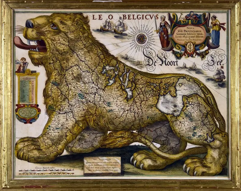 Map: 17th Century US? Came across this at new job. Does anyone have insight?