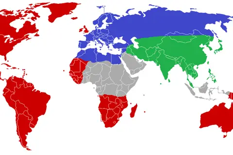Map: 1984 Fictious World Map