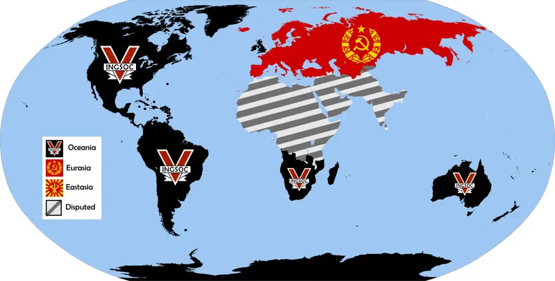 Map: 1984 Flag Map