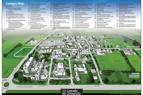 Map: 2009 Campus Map Lincoln University