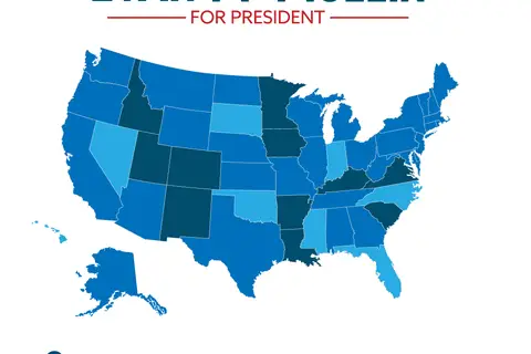 Map: 2016 Ballot Access for Evan McMullin as of October 11, 2016