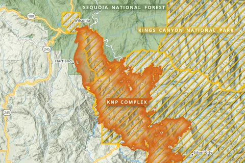 Map: 2021 Knp Complex Fire Map 1