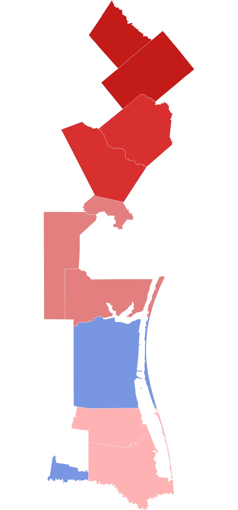 Map: 2022 Texass 34Th Congressional District Special Election Results Map by County