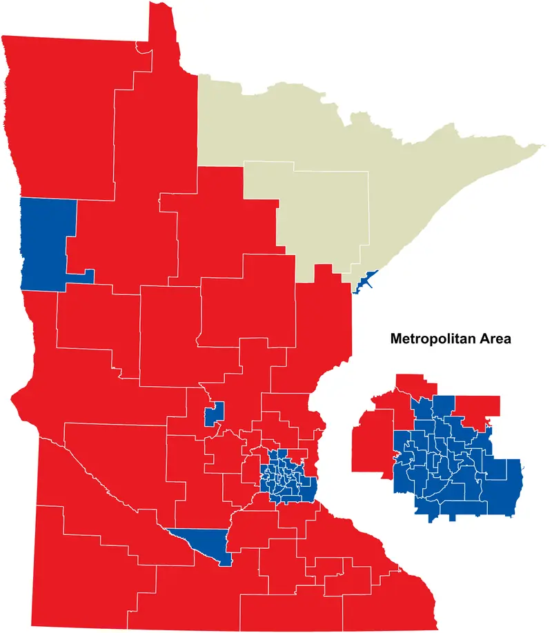 Map: 92Nd Minnesota Senate District Map