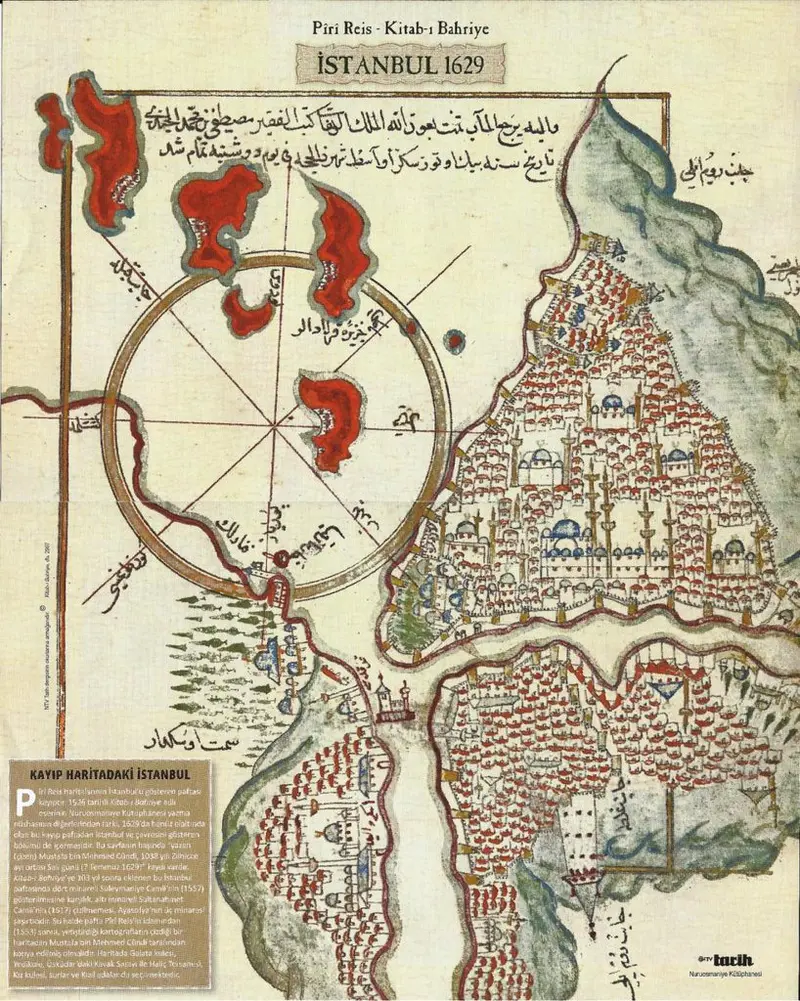 Map: A map of İstanbul, 1629