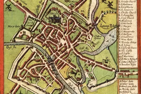 Map: A Map of York England