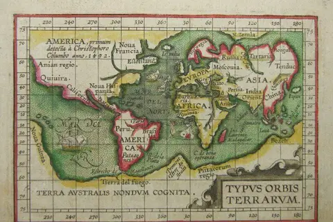 Map: A World Map 1600