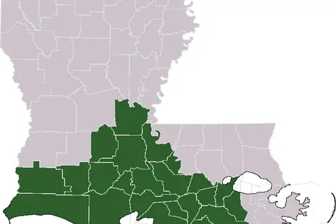Map: Acadiana Parishes Map