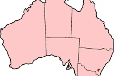 Map: Act in Australia Map