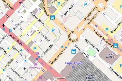 Map: Adderley Street Map