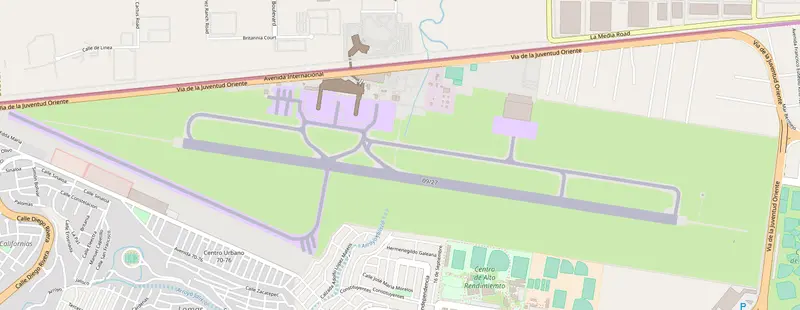Map: Aeropuerto Internacional de Tijuana Location Map