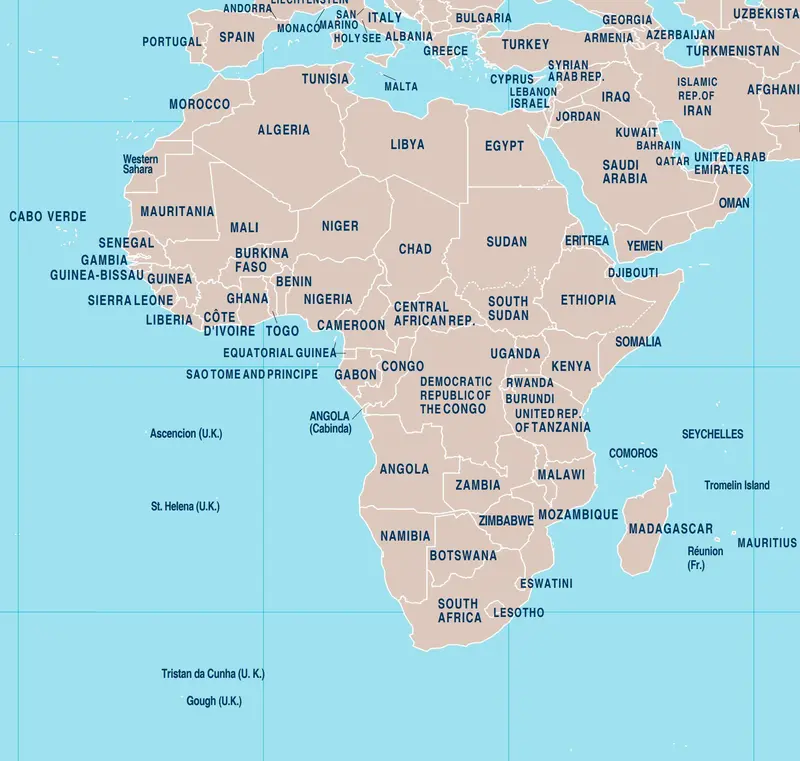 Map: Africapolitical Map