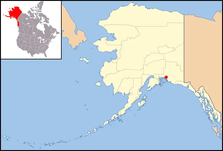 Map: Alaska Map Valdez