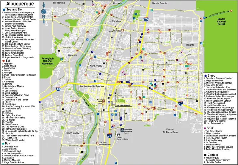 Map: Albuquerque Map