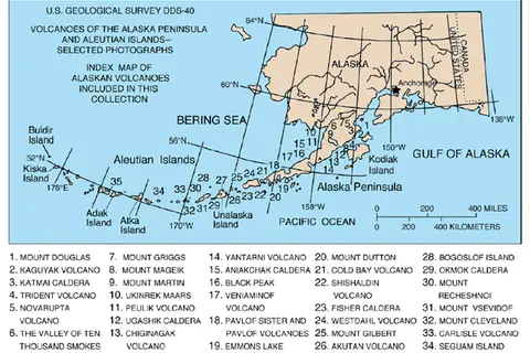 Map: Aleutian Islands Map 2
