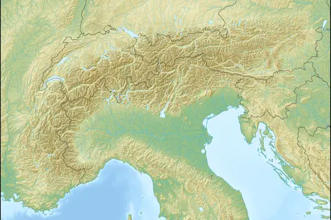 Map: Alps Location Map