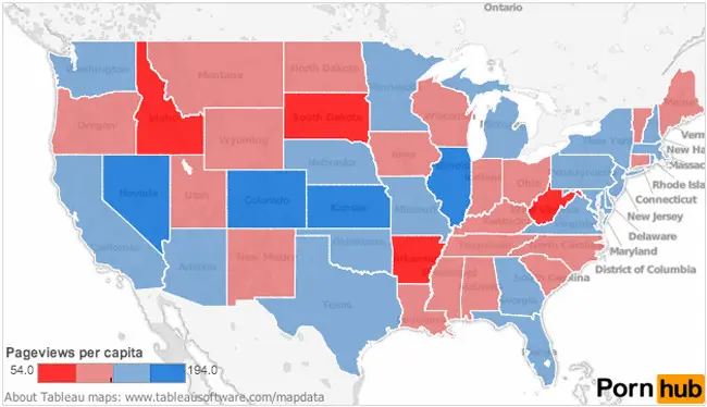 Map: america