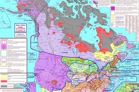 Map: American English Dialects