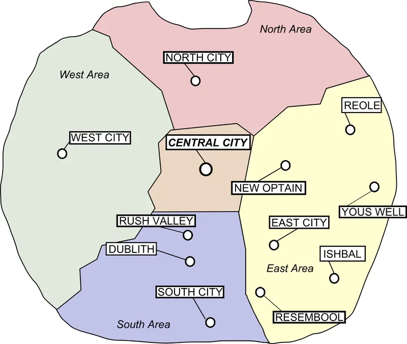 Map: Amestris Map