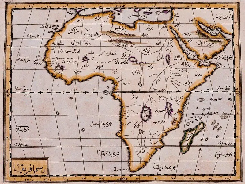 Map: An Ottoman map of Africa drawn in the 1600s – very cool and amazingly accurate