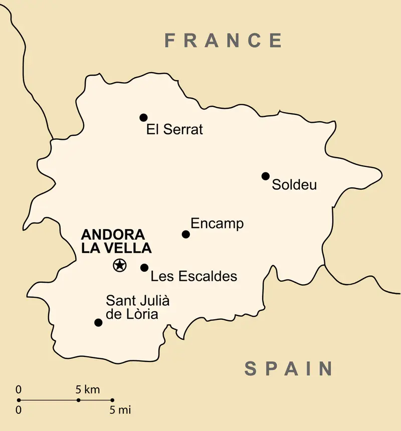 Map: Andorra Map