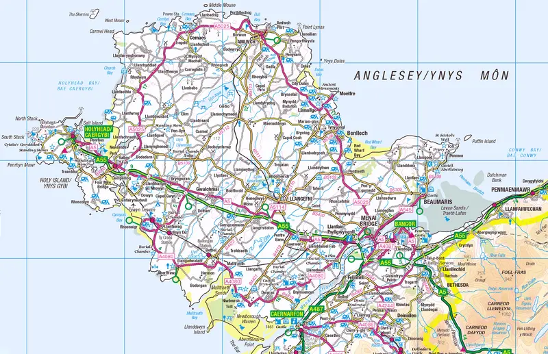 Map: Anglesey Os Map