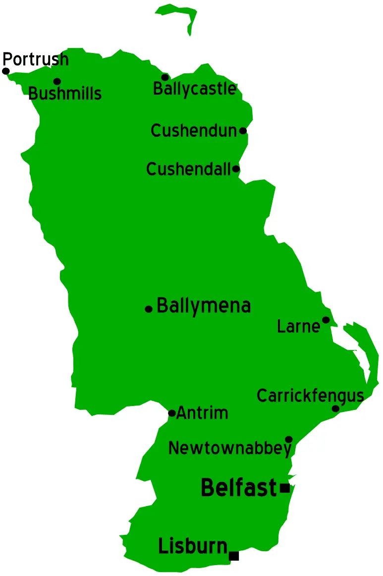 Map: Antrim Map