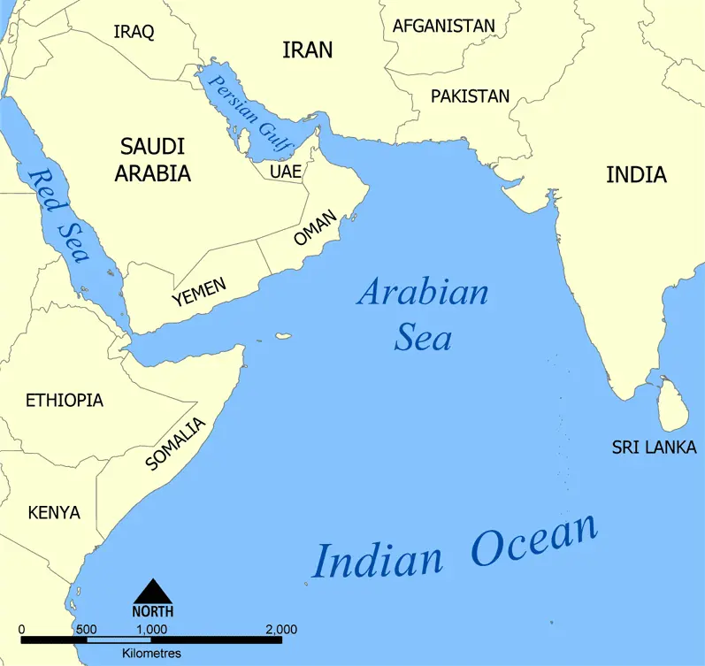 Map: Arabian Sea Map