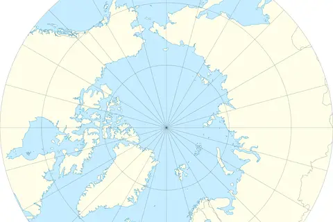 Map: Arctic Ocean Location Map