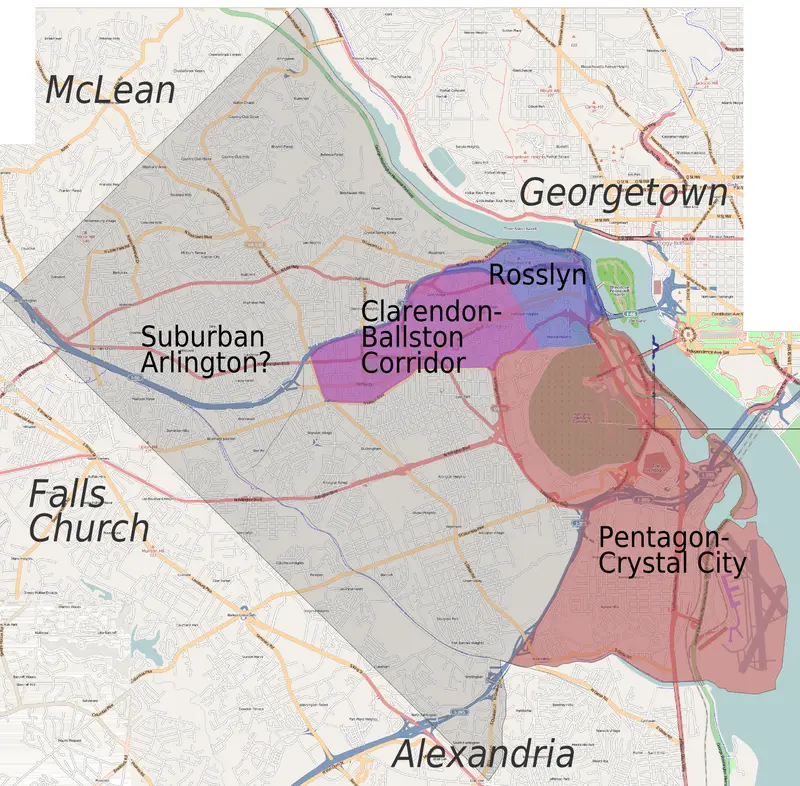 Map: Arlington Map