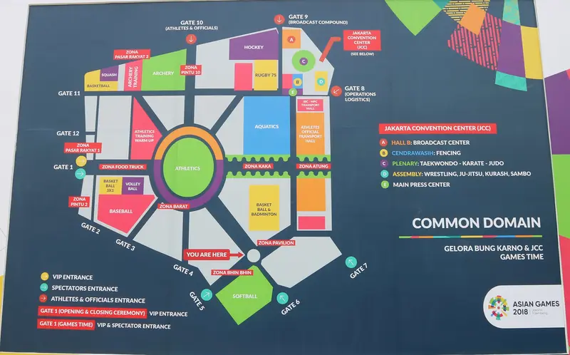 Map: Asian Games 2018 Senayan Gbk Map Cropped