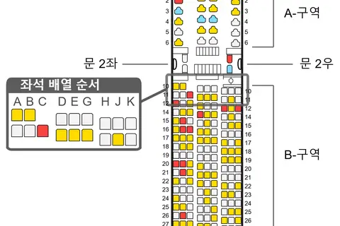 Map: Asiana 214 Seatmap Ko