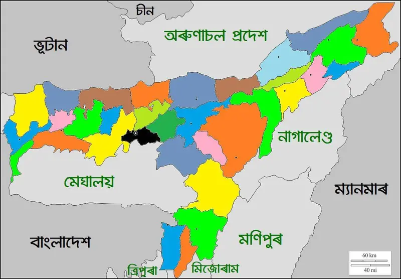 Map: Assam Map