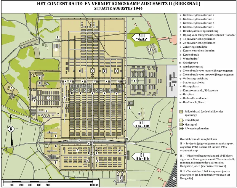 Map: Auschwitz Birkenau Map
