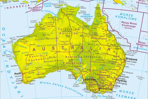Map: Australia Mapa