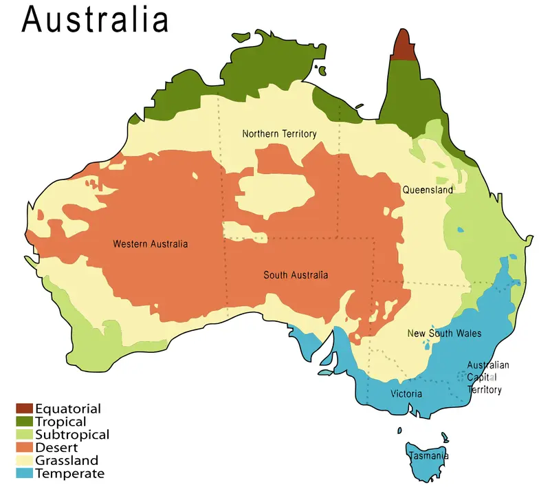 Map: Australiaclimate Map Mjc01 1