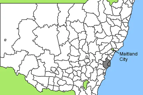 Map: Australiamapnswlgamaitland