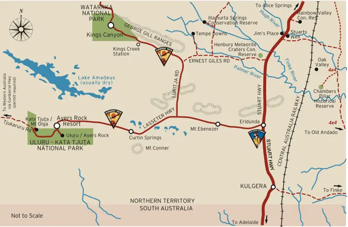 Map: Ayers Rock Map