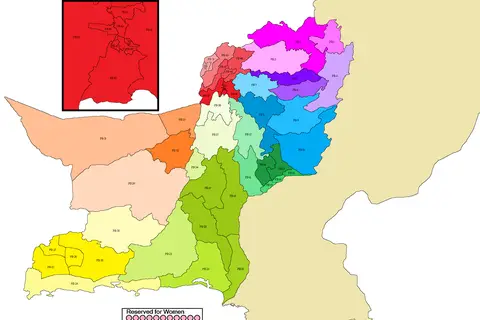 Map: Balochistan Assembly Map 2022