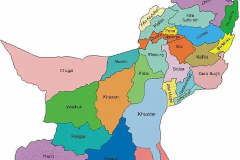 Map: Balochistan New Map
