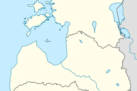 Map: Baltic States Location Map