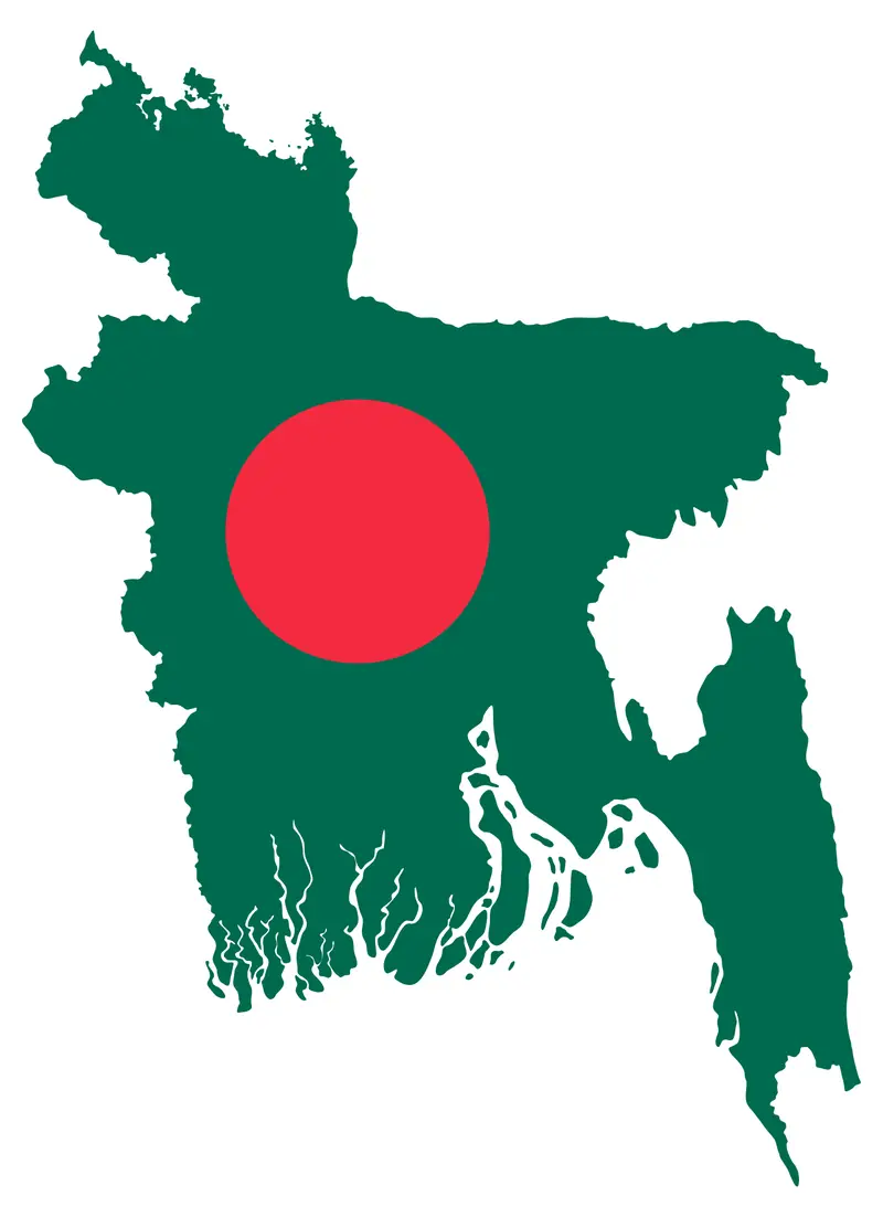 Map: Bangladesh Map Flag