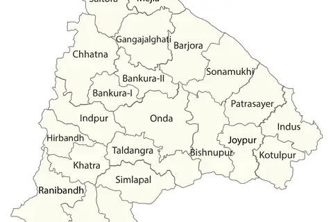 Map: Bankura Tehsil Map En
