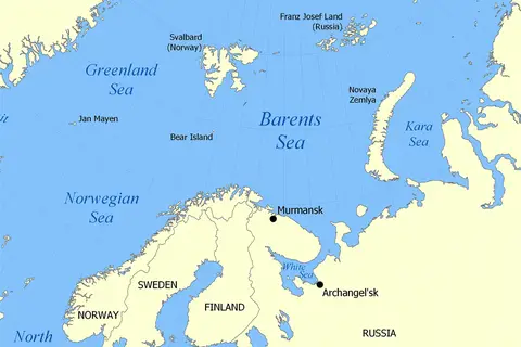 Map: Barents Sea Map
