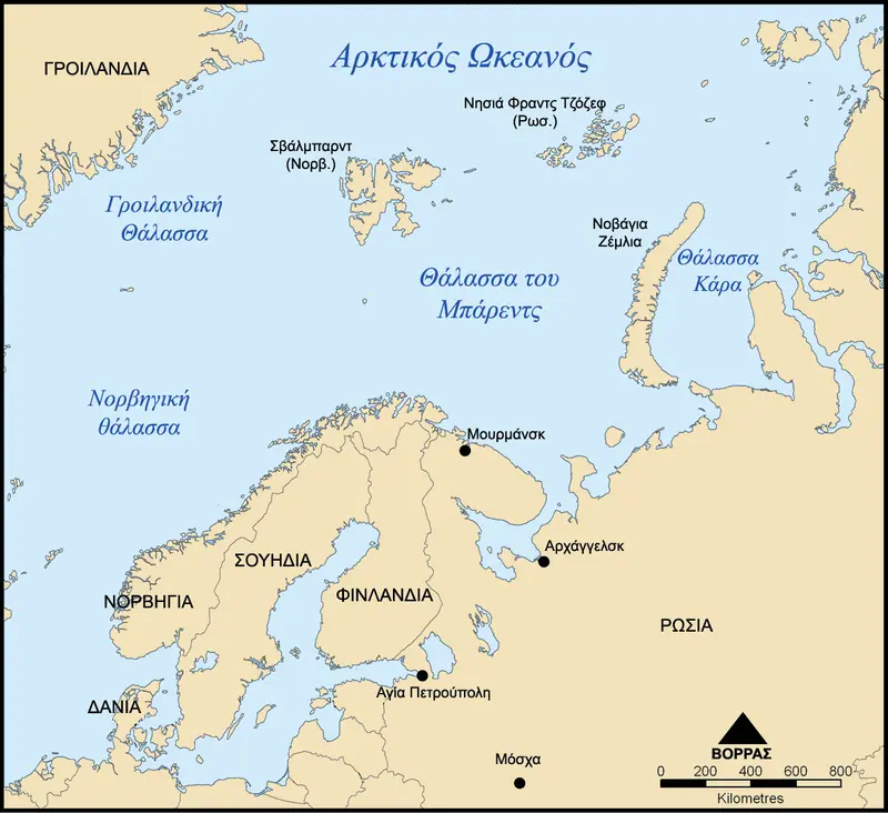 Map: Barents Sea Map Gr