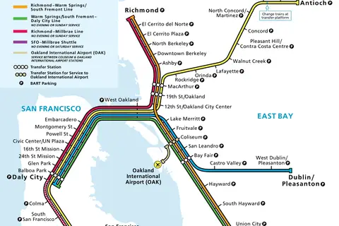 Map: Bart 2019 Official Map