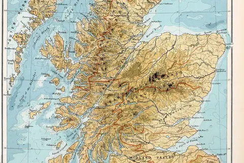 Map: Bathymetrical Survey of the Lochs of Scotland Voli Plate Xvii Orographical and Bathymetrical Map of Scotland
