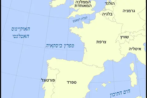 Map: Bay of Biscay Map He